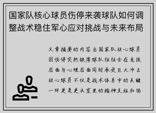 国家队核心球员伤停来袭球队如何调整战术稳住军心应对挑战与未来布局